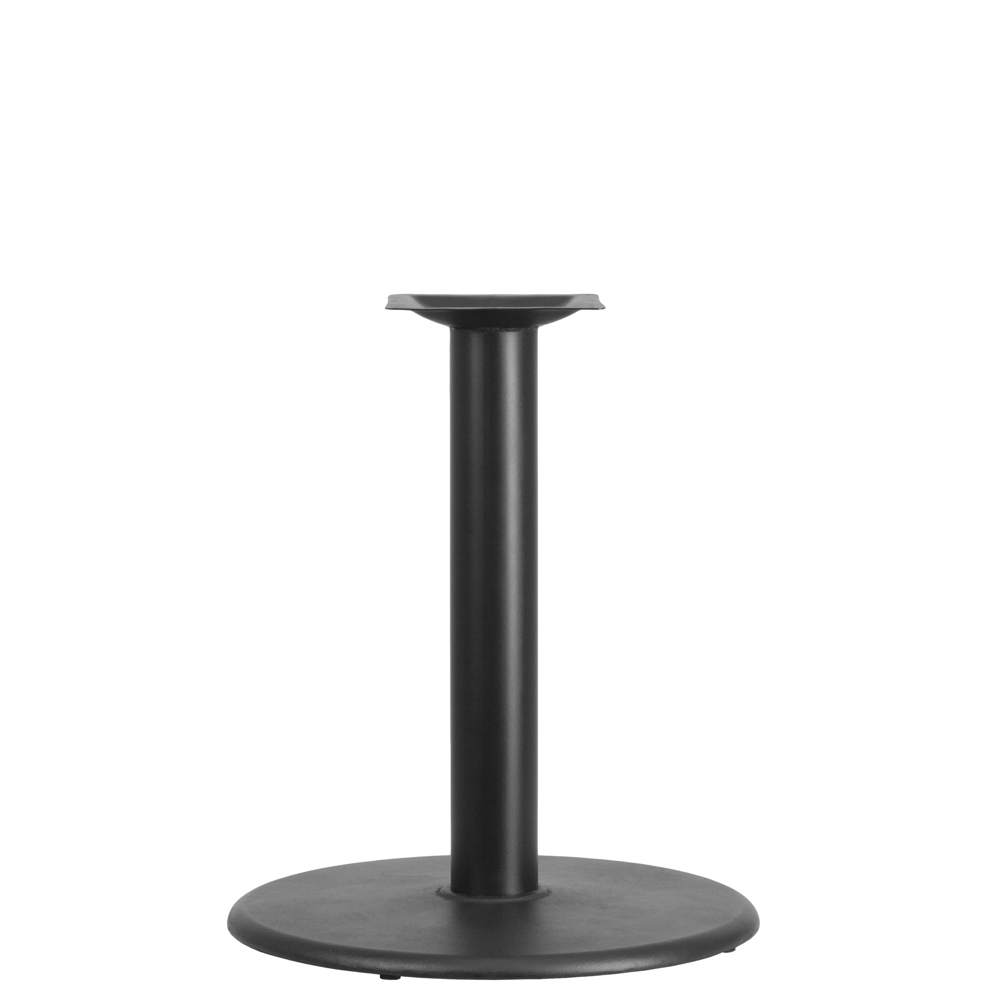 Flash Furniture Round Table Base with Column, Black, 24in. Dia. x 30in.H, Model# XUTR24